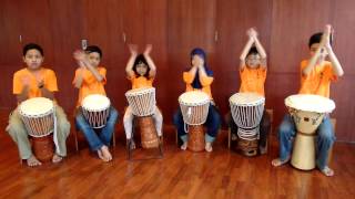 Yde_official Yan Djembe Ensemble kids Yan Djembe Esamble 1