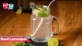 Homemade Basil Lemonade Recipe | How To Make Easy Basil Lemonade At Home | #Shorts