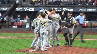 阪神タイガース・湯浅京己が最終回を何とか抑え完封リレーでエスコンフィールド初勝利～六甲おろし３番まで＠エスコンフィールド