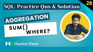 28) Japan Population | Hackerrank sql questions | SQL | sql tutorial | sql full course