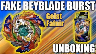 Fake B-122 Geist Fafnir Beyblade Burst Unboxing Review SB/S3 Brand