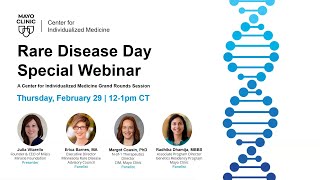 Rare Disease Day Special Webinar | Center for Individualized Medicine, 2024