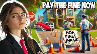 HOA Blocks My Driveway Until I Pay Fake “Fines”! Stops Me From Going to Work as a Homeowner!