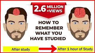 How to Remember what you study? | How to Increase your Memory Power? | Study Tips | Letstute