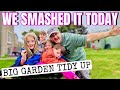 WE SMASHED IT | HUGE GARDEN TIDY, SORT & DECLUTTER | The Sullivan Family