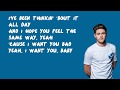 Slow Hands - Niall Horan (Lyrics)