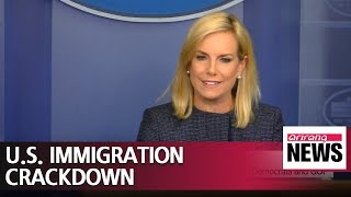 Trump blames Democrats for "horrible" U.S. immigration laws