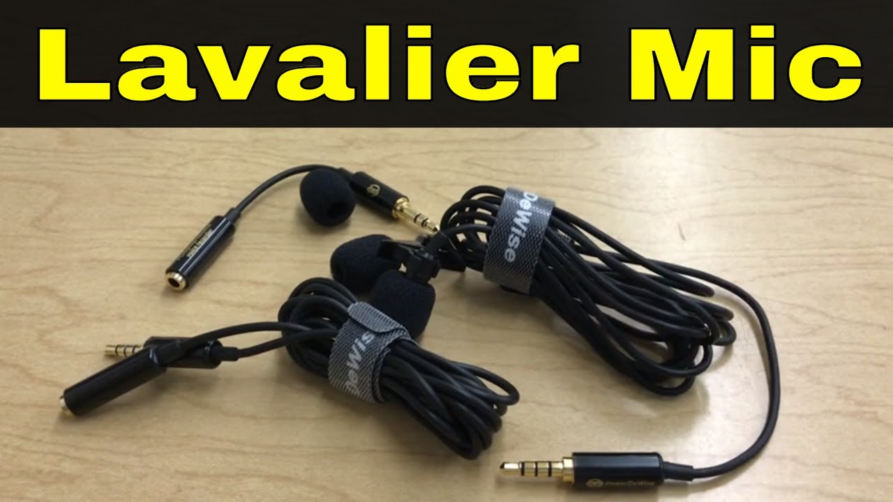 PowerDeWise Lavalier Microphone Review-Great Mic With A Long Cord - YouTube