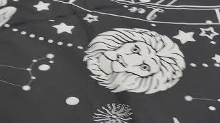 AMBAYLA Sun and Moon Tapestry Zodiac Constellation Tapestry Wall Hanging Stars Review, Looks great
