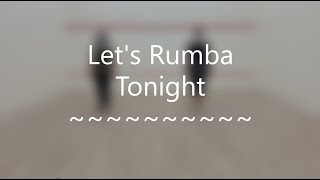 line dance demo - Let's Rumba Tonight