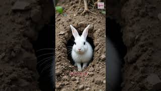 Stop Digging and Come Eat, Adorable Country Rabbits and Their Charm  #pet #cute #petrabbit #rabbit