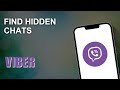 How To Find Hidden Chats on Viber