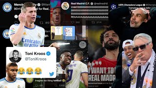 Twitter Reacts to REAL MADRID Insane Comeback vs MANCHESTER CITY - Real Madrid 3-1 Man City (6-5)