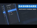 Responsive Side Navigation Bar in HTML CSS And JavaScript | Dashboard Sidebar Menu