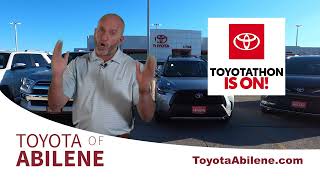 Toyotathon is ON at Toyota of Abilene!