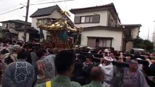 平成27年 流山 大杉神社 祭礼  本社大神輿渡御です。