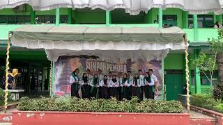 Menyanyi Lagu Galuh Banjar Kelas XII.6 SMAN 1 Martapura