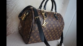 What’s in my Louis Vuitton world tour Speedy/  switch out of my 25b /lvlovermj