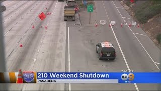 Drivers Brace For Weekend Closure Of 210 Freeway In Pasadena
