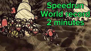 Don't starve together spider queen speedrun world record (Seeded)