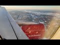 peaceful flight in northern europe on a winter morning stockholm oslo ｜sas sk843 a320