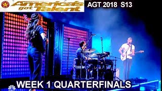 We Three sings " So They Say" original song  Quarterfinals 1 America's Got Talent 2018 AGT