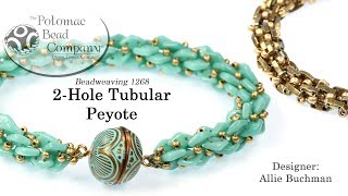 2-Hole Tubular Peyote Stitch (Tutorial)