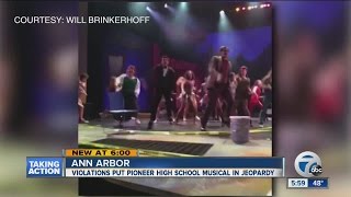 Violations put Ann Arbor Pioneer High School musical in jeopardy