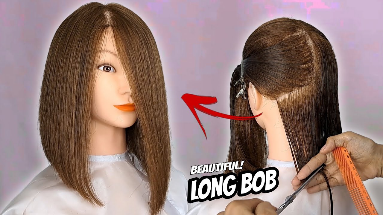 Bob Haircut Tutorial Long Bob Youtube