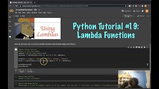 Python Tutorial: #19 - Lambda Functions