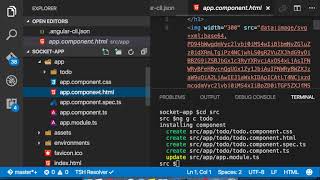 Mean (MongoDB, Express, Angular, NodeJs) Socket.IO app - Section One