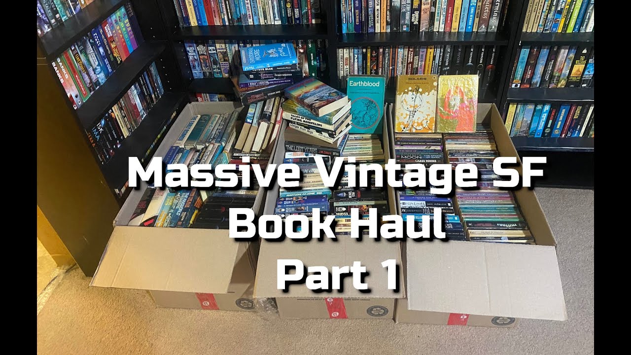 Massive Vintage Sf Book Haul Part 1 Youtube