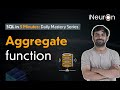 Aggregate Functions in SQL | SQL Tutorial
