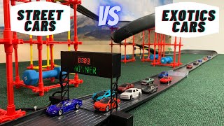 HOT WHEELS DIECAST TOURNAMENT RACING | exotic cars edition