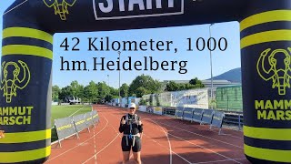 Mammutmarsch Heidelberg 2023, 42 km