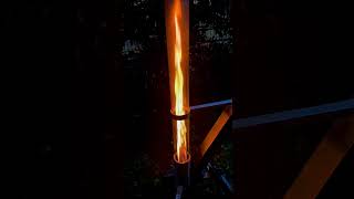 Feuerrohr vom Aldi #fire #flame #youtubeshorts #werbung #romantic #garden #enjoy #good #outdoors