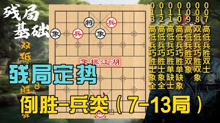 【象棋教学】【残局入门】定势残局  胜局1 兵类（7-13局）#象棋 #象棋教学 #xiangqi #中华文化 #残局