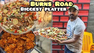 Burns Road Ka Sab Se Bara Platter | Biggest Platter At Karachi @Mixplate0