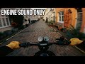 London's Cobbled Streets | TRIUMPH SCRAMBLER 900 | POV RAW SOUND [4K]