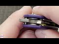 the civivi show episode 2 lazar knife purple g10 handle unboxing review by sweetknives