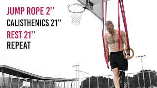 20-Min Full-Body Dad Workout: Calisthenics & Jump Rope