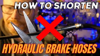 How To Shorten A Hydraulic Disc Brake Hose - Road Bike maintenance