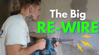 Re-wiring Our Old Bulgarian House 🏡 Living in Bulgaria #bulgaria #livinginbulgaria #renovation