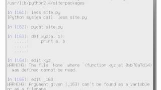 A Demonstration of the 'IPython' Interactive Shell