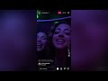 malu trevejo kisses beautiful girl at the club live on ig