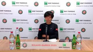 "It was a great match" says Zhang Shuai after her victory over French wild-card Clara Burel