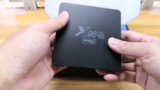 Ihomelife X96Q PRO 4K Android TV Box with display