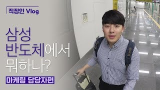 [직장인 Vlog] 삼성반도체에서 뭐하나? (마케팅 담당자편)