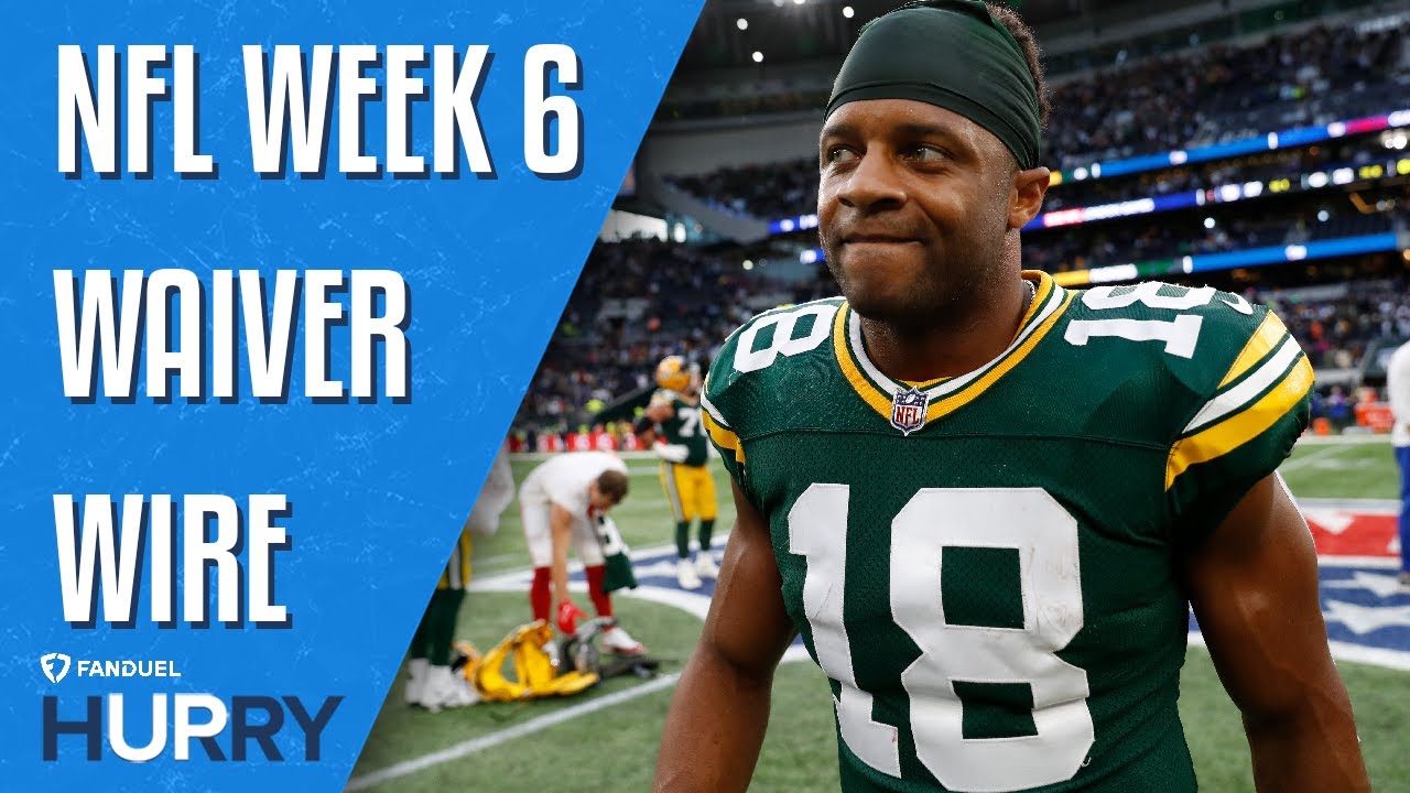 NFL Week 6 Waiver Wire Options | Hurry Up - YouTube