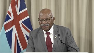 Fiji Prime Minister holds a press conference on Post - Cabinet Press Statement on 11 April, 2023